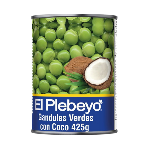 Gandules Verdes con Coco El Plebeyo