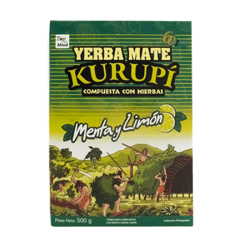 Yerba Mate Kurupí Menta y Limón